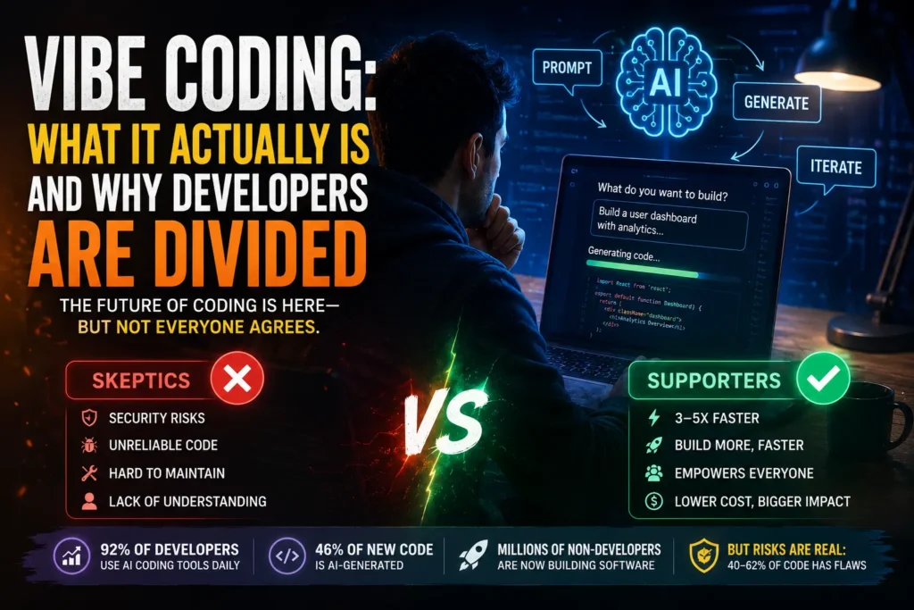 vibe coding developer using AI