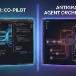 Best AI code editor 2026 concept chart mapping the developer workflow shift from Cursor Composer co-pilot augmentation to Google Antigravity agent delegation.