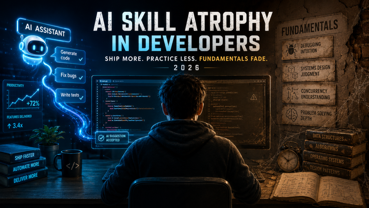 AI skill atrophy developers coding fundamentals eroding 2026