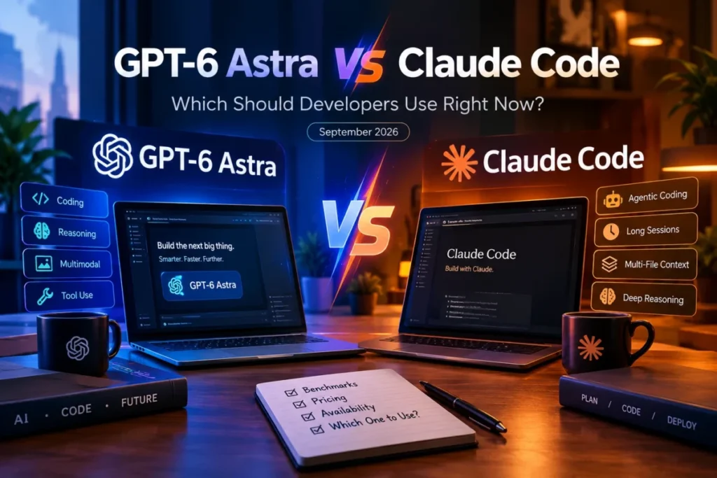 GPT-6 Astra vs Claude Code developer comparison September 2026