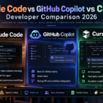 Claude Code vs Cursor chart comparing GitHub Copilot for developers in 2026