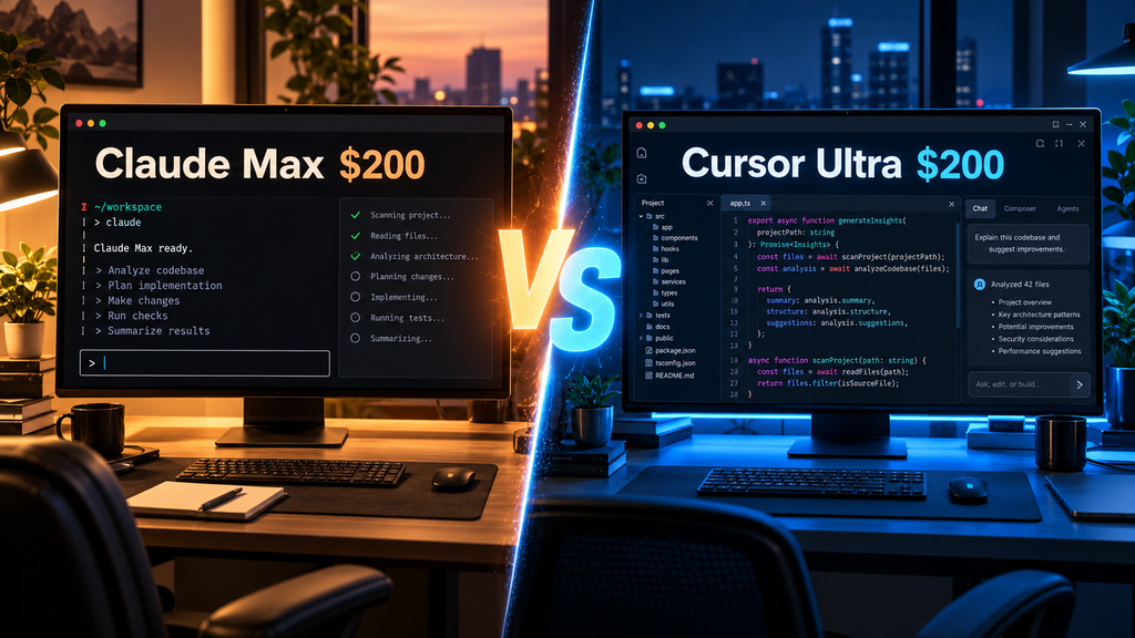 Claude Max versus Cursor Ultra pricing decision for developers