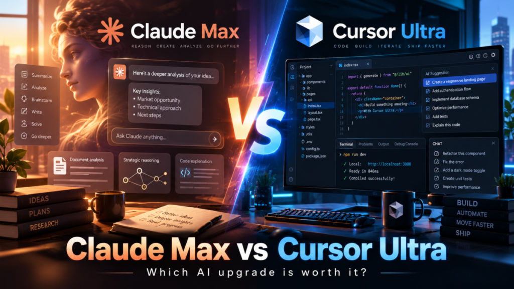 Claude Max versus Cursor Ultra pricing decision for developers